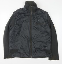 Petroleum Men's Grey Bomber Jacket L Size