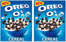 Oreo O's Cereal with Cocoa and Vanilla Flavour 2 x 350g