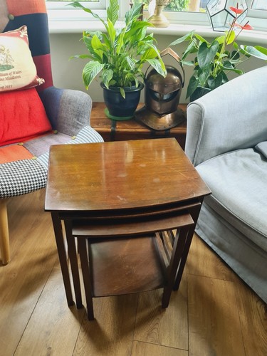 Vintage oak wood nest - oak,