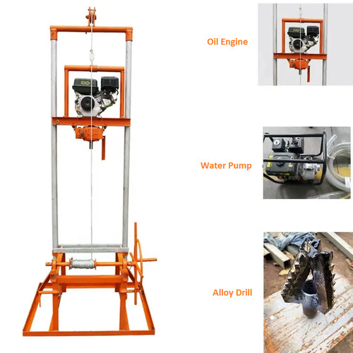 Water well drilling rig - well,