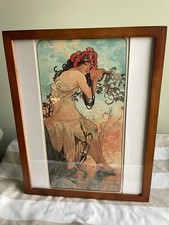 Alphonse Mucha Summer Framed