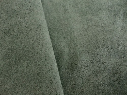 Green mottled pigskin leather - green,