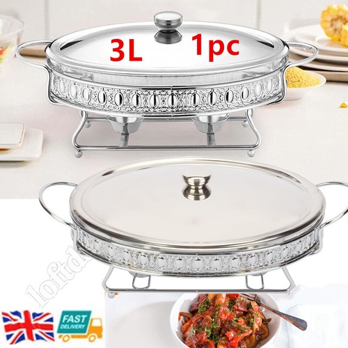 Glass pan plates buffet server - pan,