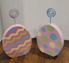 Easter Decor Painted Wood