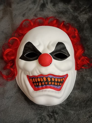 Evil clown foam face - foam,