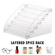 1xAcrylic Nail Polish Varnish Organiser Holder Desk Top Storage DisplayStandRack