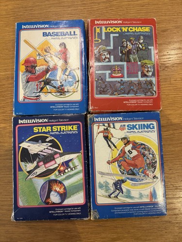 Mattel intellivision game lot - mattel,