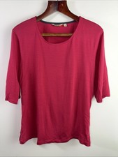 Rohan Merino 200 Wool T Shirt Women’s Size 16 Pink
