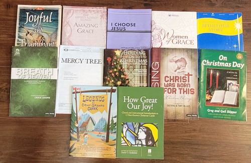 Church choir sheet music book - choir,