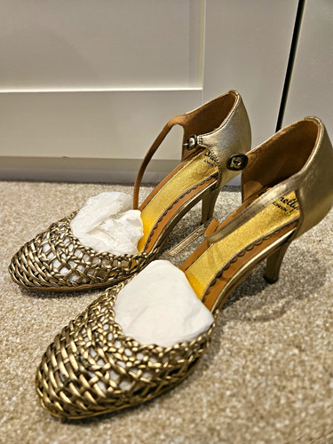 Shellys london gold woven - london,