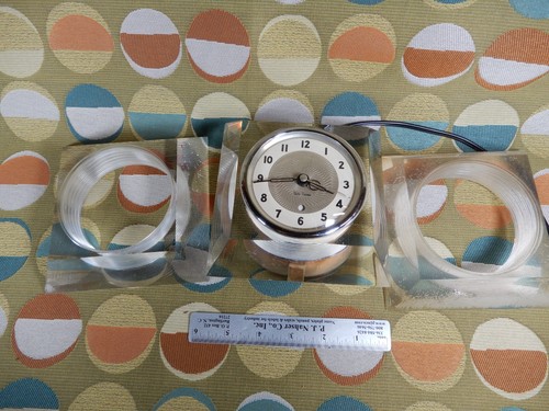 Seth thomas lucite clock with - seth,