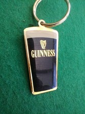 Vintage Guinness Pint Glass Keyring (A677)