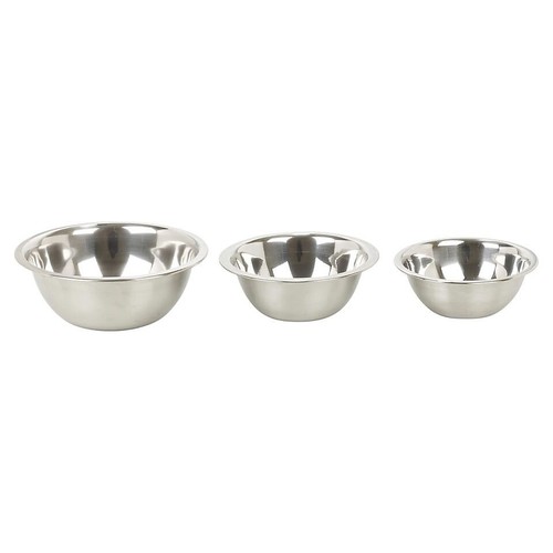 Stainless steel mixing bowls - steel,