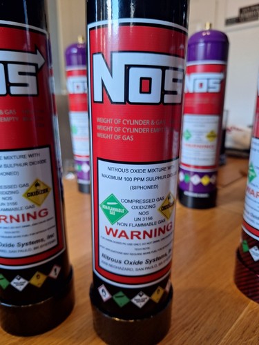 Nos bottle label - )bottle,