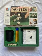 MB Games Yahtzee Dice Game Vintage (1985 Edition)