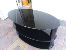 John Lewis Oval  Glass Television Stand