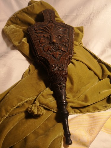 Antique green man - carved, oak
