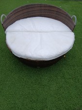 Rattan Daybed Garden Furniture Outdoor Patio Lounger Bed Sofa
