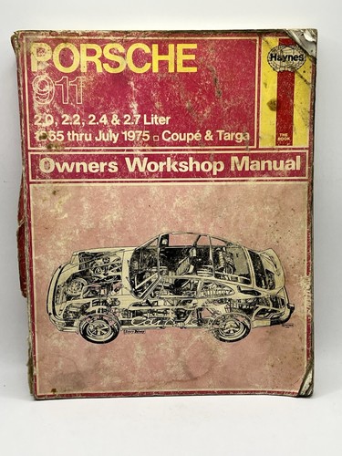 Haynes porsche 911 owners - haynes,