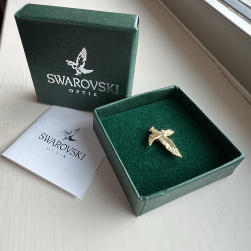 Swarovski optik gold plated - swarovski,