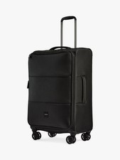 Antler Soft Stripe 4-Wheel 71cm Expandable Luggage Medium Suitcase (Marks) B+