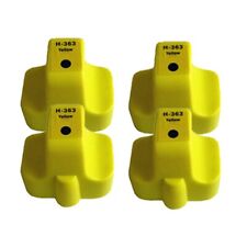4 Yellow Ink Cartridge For HP Photosmart C5170 C5175 C5180 C5183 C5188 C5190 363