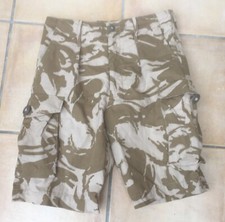 British army, combat shorts in desert DP camouflage