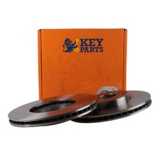 2x Brake Discs Vented For