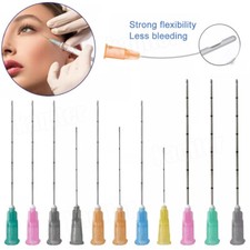 50pcs Plain Ends Notched Endo Blunt Tip Disposable Cannula Needle Syringe Needle