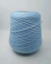 Pale Blue 2ply Cone Sparkle Argyll Starlite Yarn Approx. 384g  Acrylic/Nylon Mix