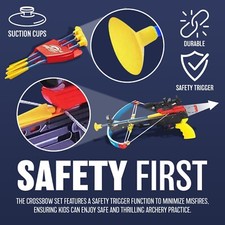 NEW CROSSBOW SET WITH ARROWS TARGET TOY GUN ARCHERY XMAS FUN SHOOTING GAME KIDS