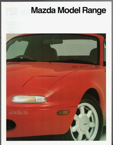 Mazda range 1990 market - uk,