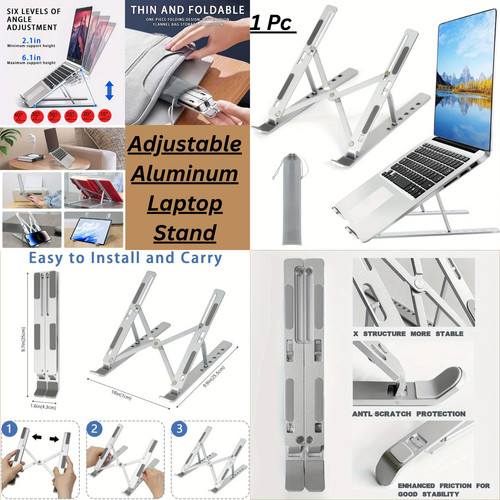 Adjustable aluminum laptop - adjustable,