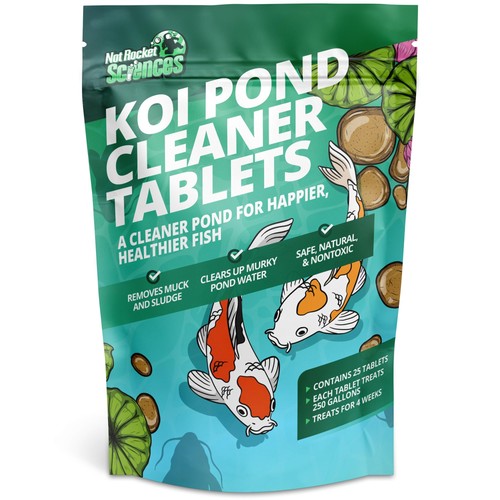 Koi pond cleaner tablets - cleaner,