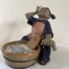 Chinese Mudman Figurine Woman