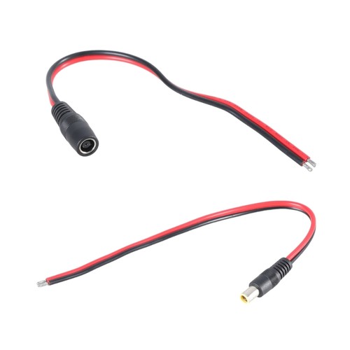 Male female dc7909 8mm plug - dc7909,