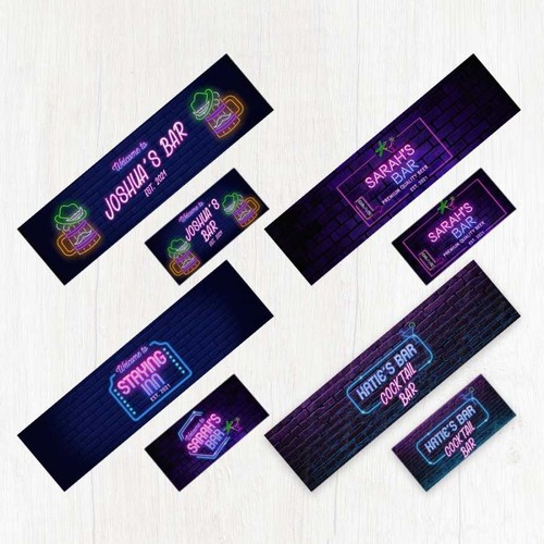 Personalised any text beer - any, mat