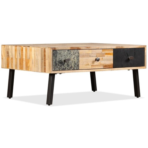 Coffee table solid reclaimed - coffee,