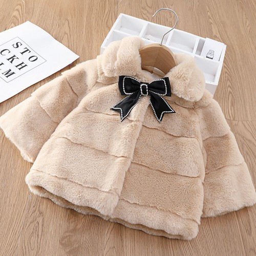 Baby kids girls faux - baby, fur