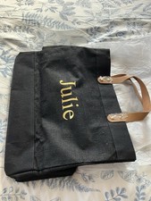 Black Hessian Bag