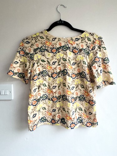 Zara woman cream - xs, floral