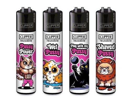 Naughty pussy clipper - pussy, lighters