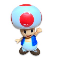 2008 Nintendo Super Mario - Toad - Mini Figure Toy Figurine Cake Topper 1.5"