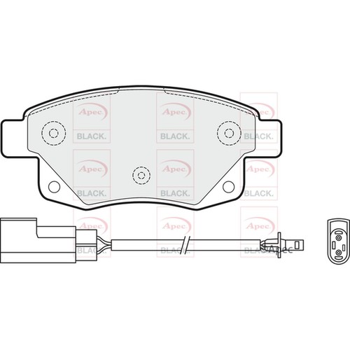 Brake pads set - brake, for