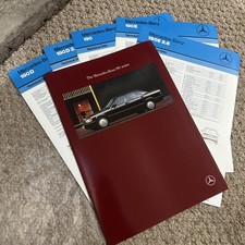 Mercedes 190e Brochure 2.0 2.6