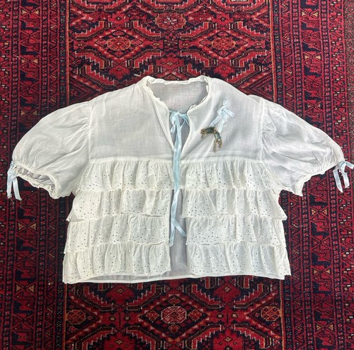 Edwardian cotton eyelet - edwardian, lace