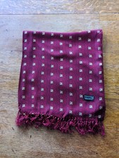 Tootal Printed Scarf Burgundy