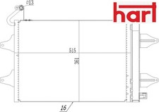 ENGINE CONDENSER AC 603 518