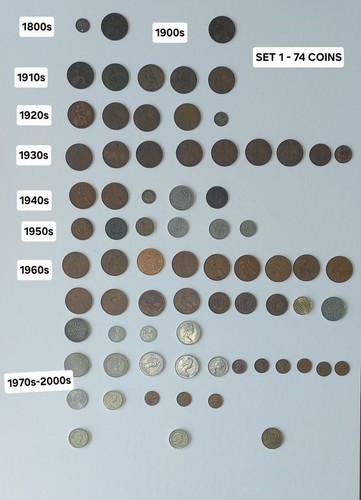 British coin collection - coin,