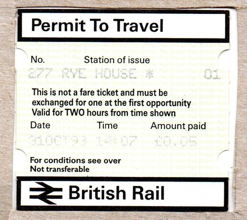 Rye house pertis permit - -,
